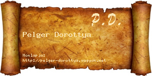 Pelger Dorottya névjegykártya