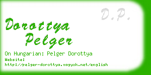 dorottya pelger business card